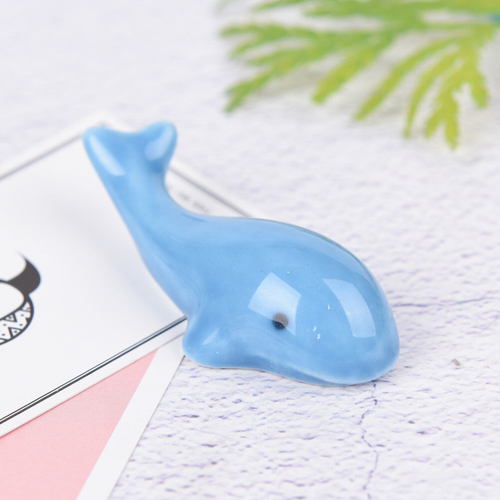 1x Nail Brush Pen Rack Ceramic Stand Holder Lovely dolphin Manicure Nail Art Kt