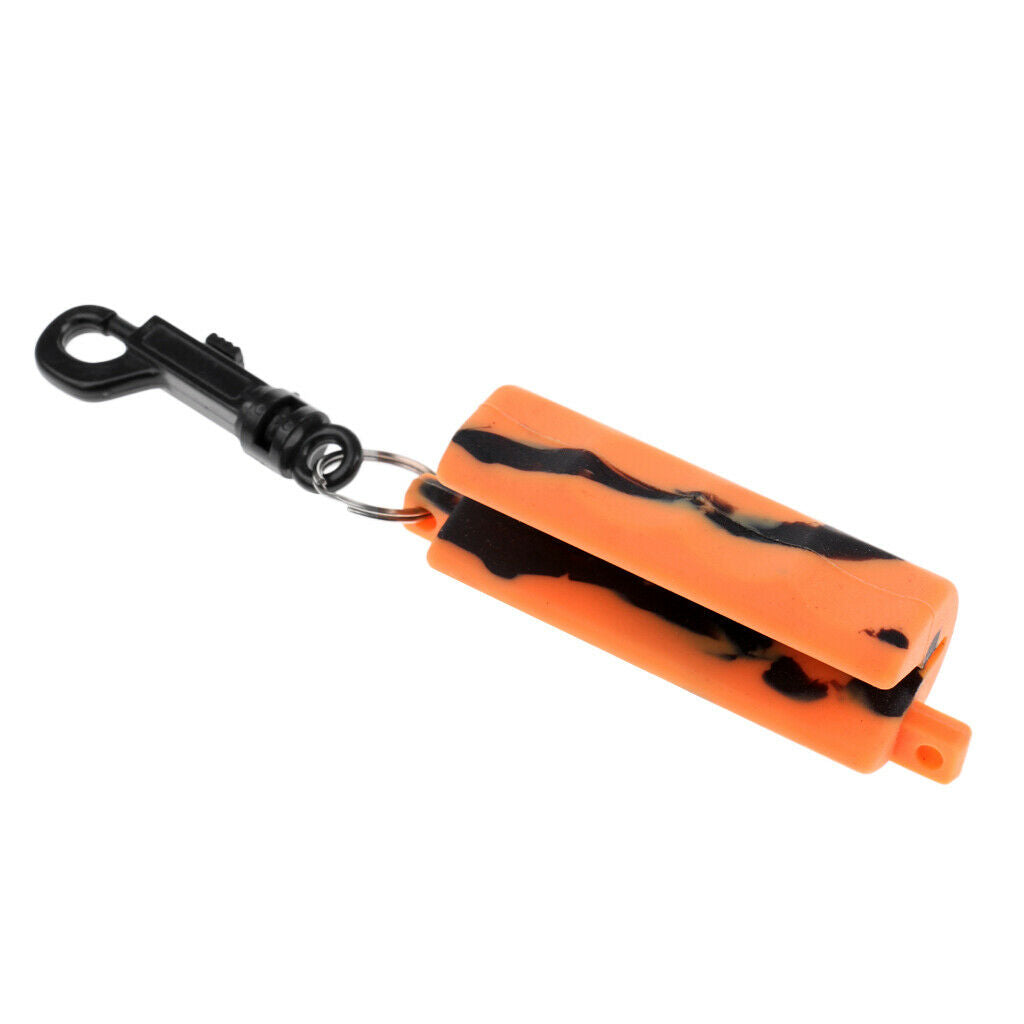 Archery Molded Silicone Arrow Puller Gripper with Belt Clip Orange+Black