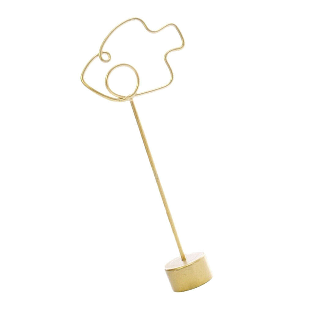Metal Table Number Stand Place Card Holders Clips Party Event Table Decor