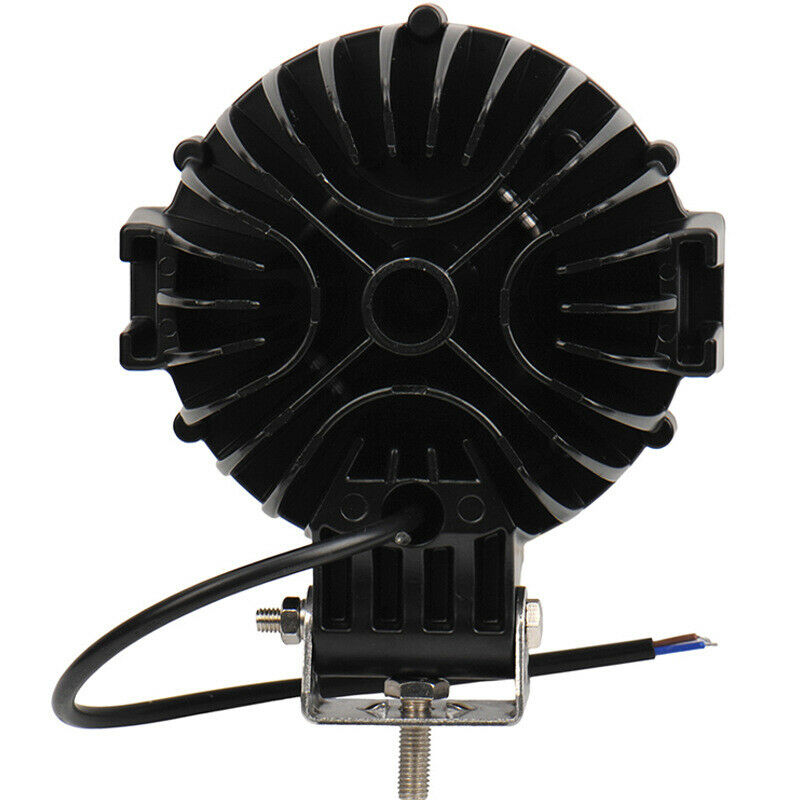 1x 7" 51W Round Off Road Led Spot Work Light For Jeep Truck Bumper Driving Black