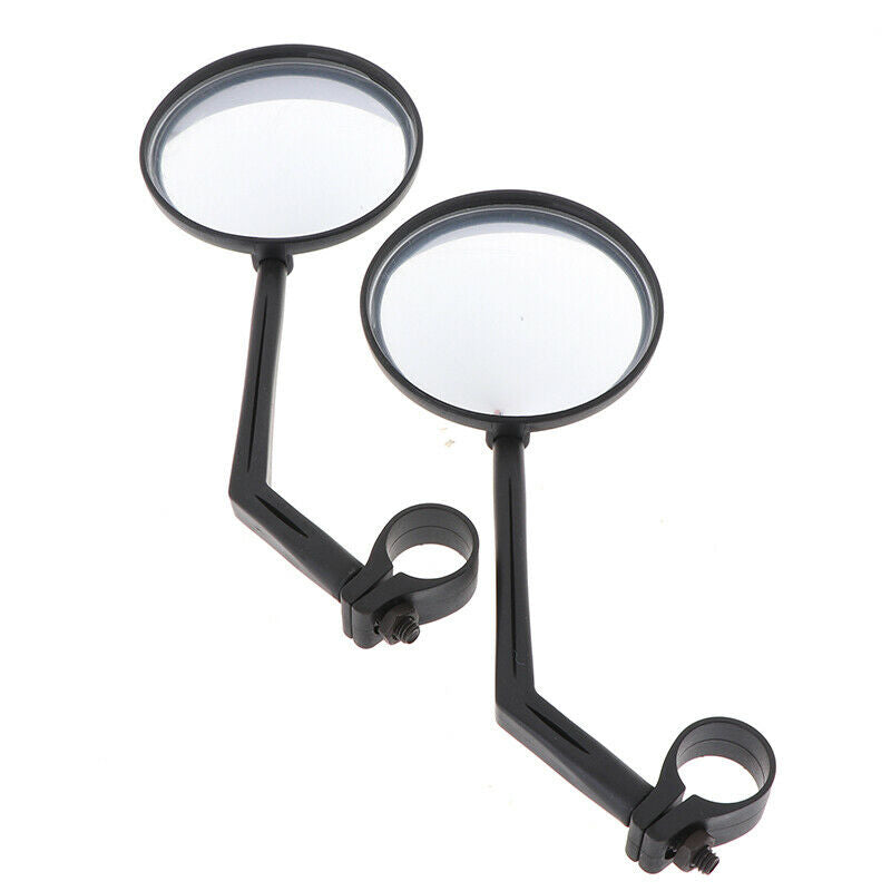 1 Pair Cycling Riding Bicycle Bike Reflector Mirror 360 Rotation Rearview Mi Tt