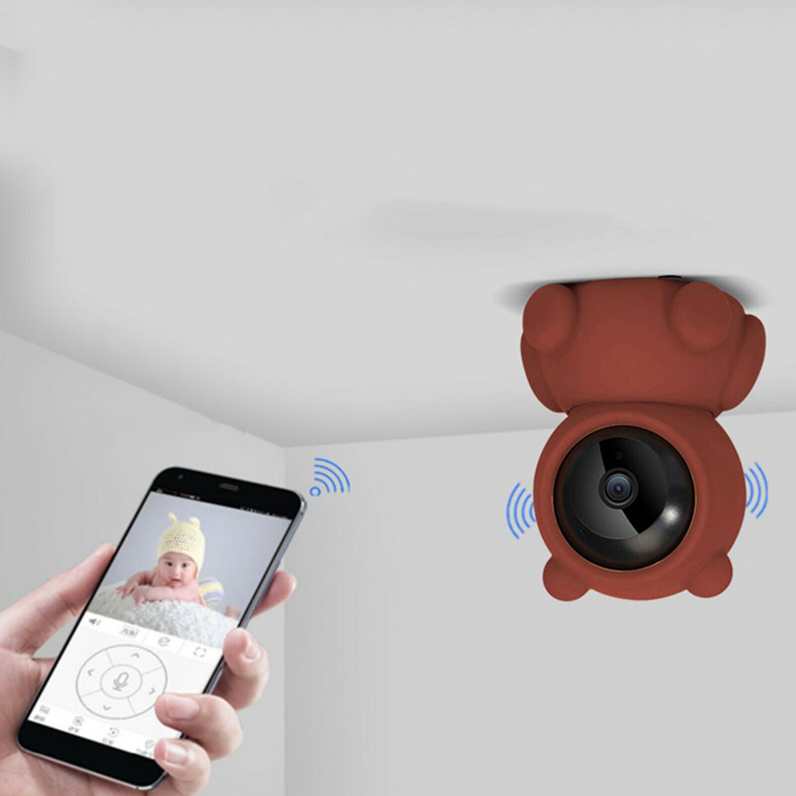 Indoor Bear 2MP WiFi Camera Home IP Security Camera Wireless Night View