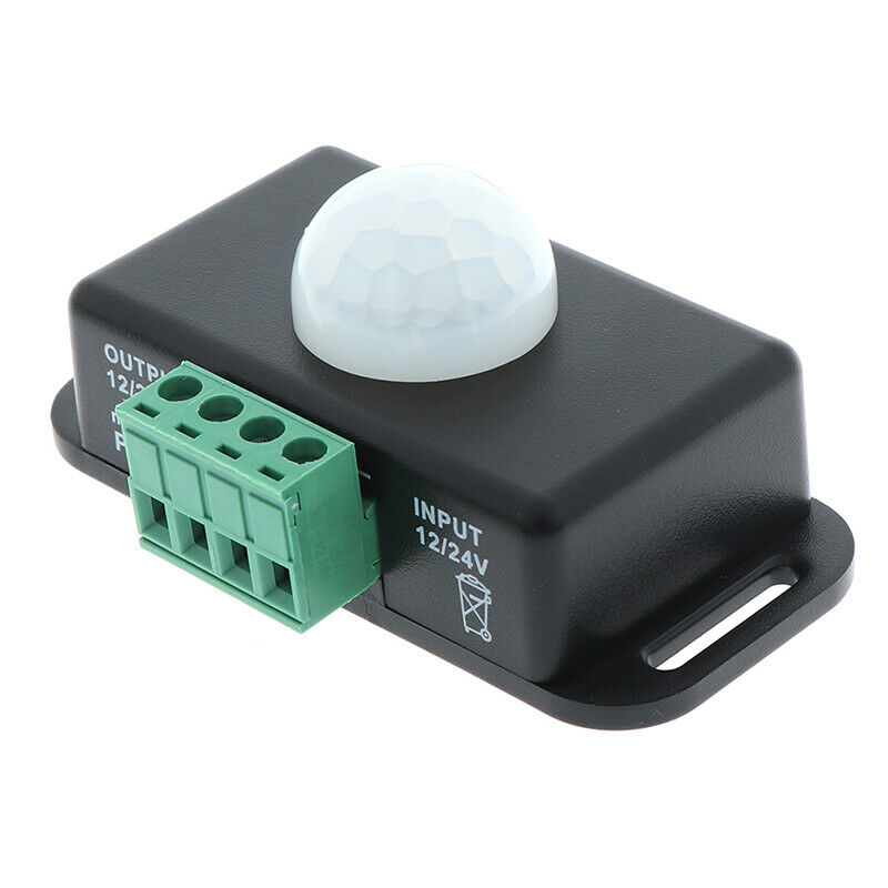 1Pc New Automatic DC 12V-24V Infrared PIR Motion Sensor Switch For LED li.l8