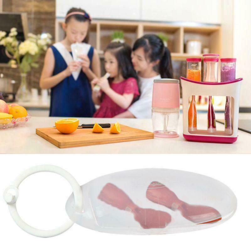 2 Pcs/bag Baby Spoon Food Preservation Packaging Bag Sealing Device Child Device