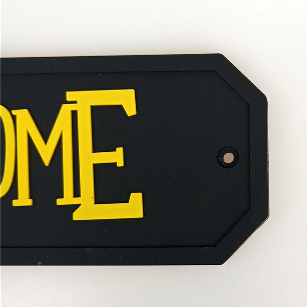 Flexible Garden Wall Gate Plaque Sign Plate Plaque WELCOME_2