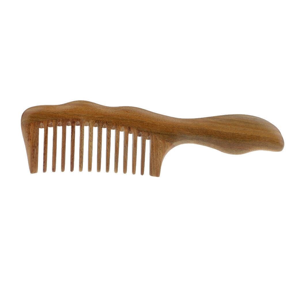 Portable Wooden Hanging Mirror Hand Mirror Professional Hairdressing Comb Hair