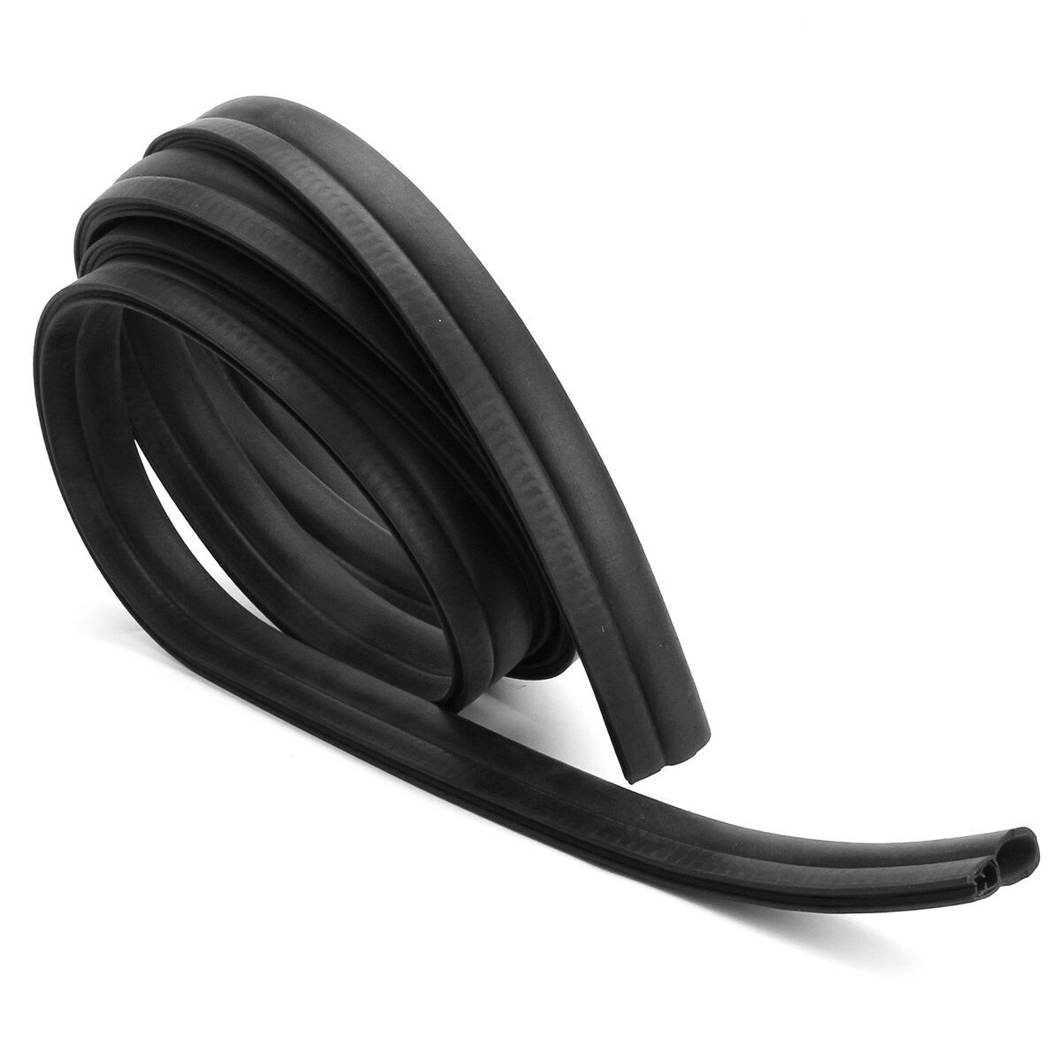 Black Car Auto Door Antiscratch Soundproof Edge Seal Strip O U Type Rubber Trim