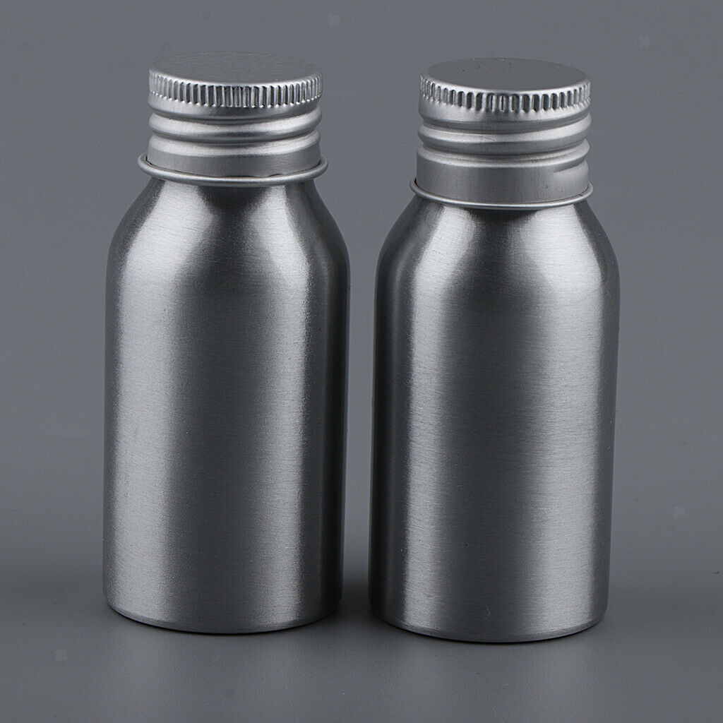 Reusable 40mL Empty Cosmetics Aluminum Bottles - Leak Proof & UV Protection -