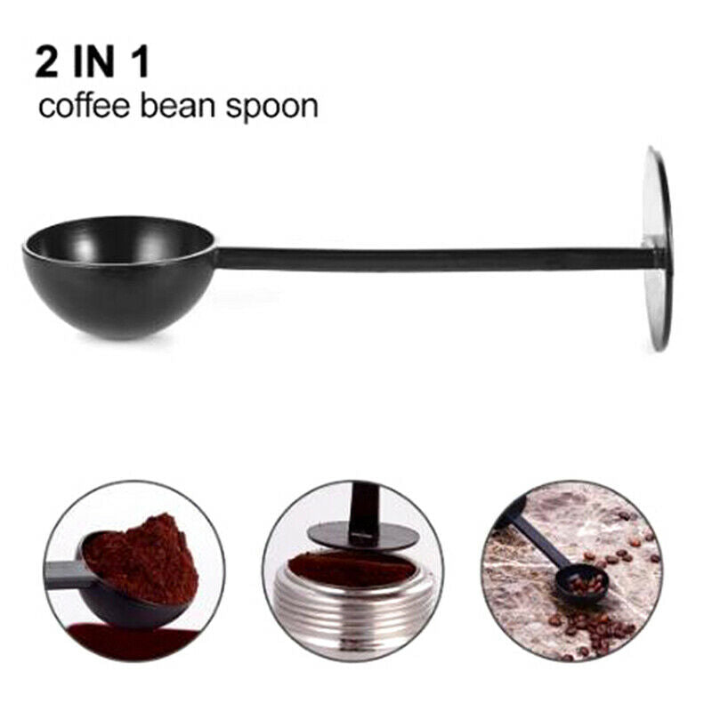 2-in-1 Espresso Coffee Bean Tea Spoon Cafe Professional Measuring 1.l8