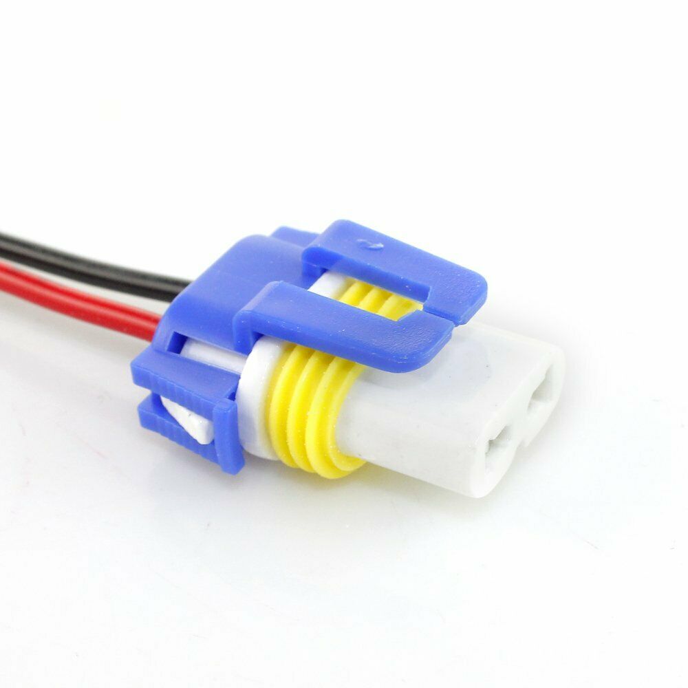 1Pair 9006 HB4 HID Xenon Light Bulb Connector Female Ceramic Plug Adapter Wire