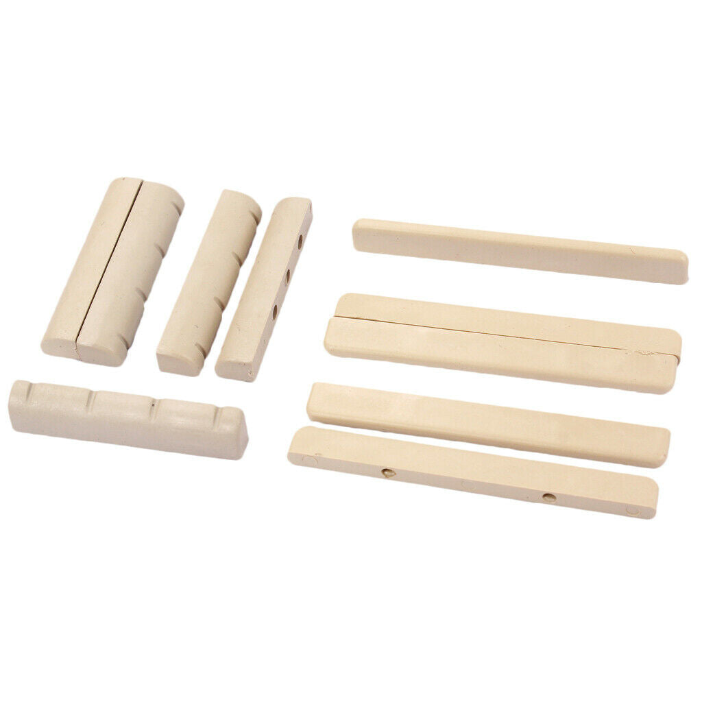 5 Packs Of 10pcs Nut Of Head And Nut Of Easel Bones 4 Strings Replacement Parts