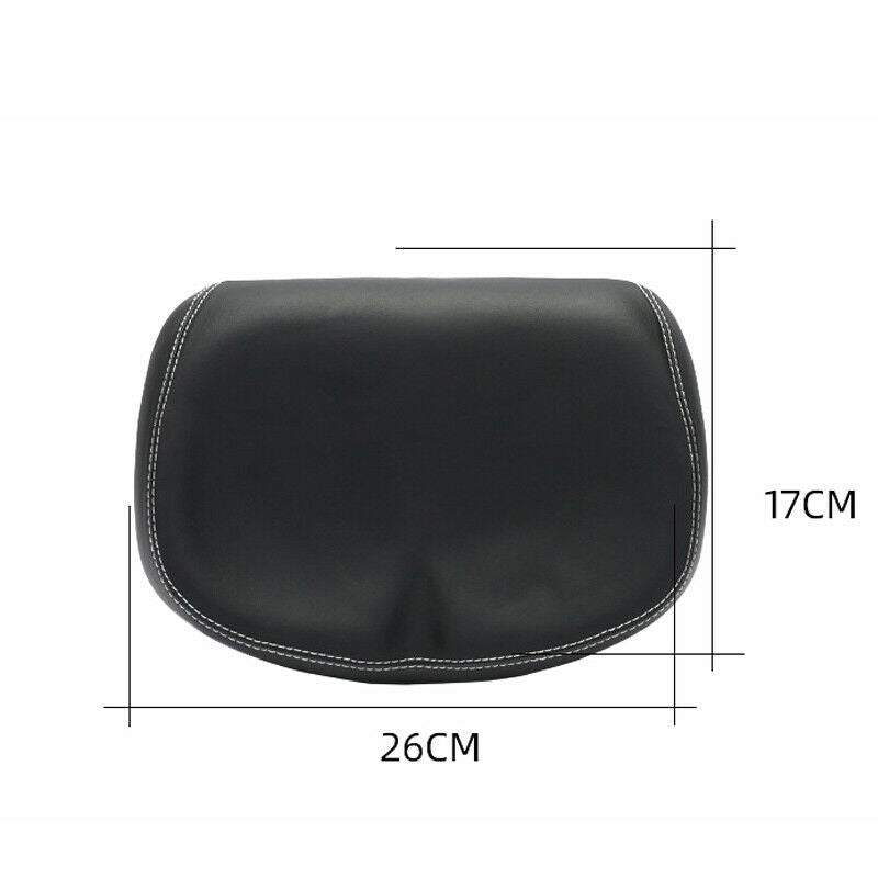 1PC Bicycle Breathable Comfort Elastic E-Bike MTB Saddle Wide Seat Cushion Black
