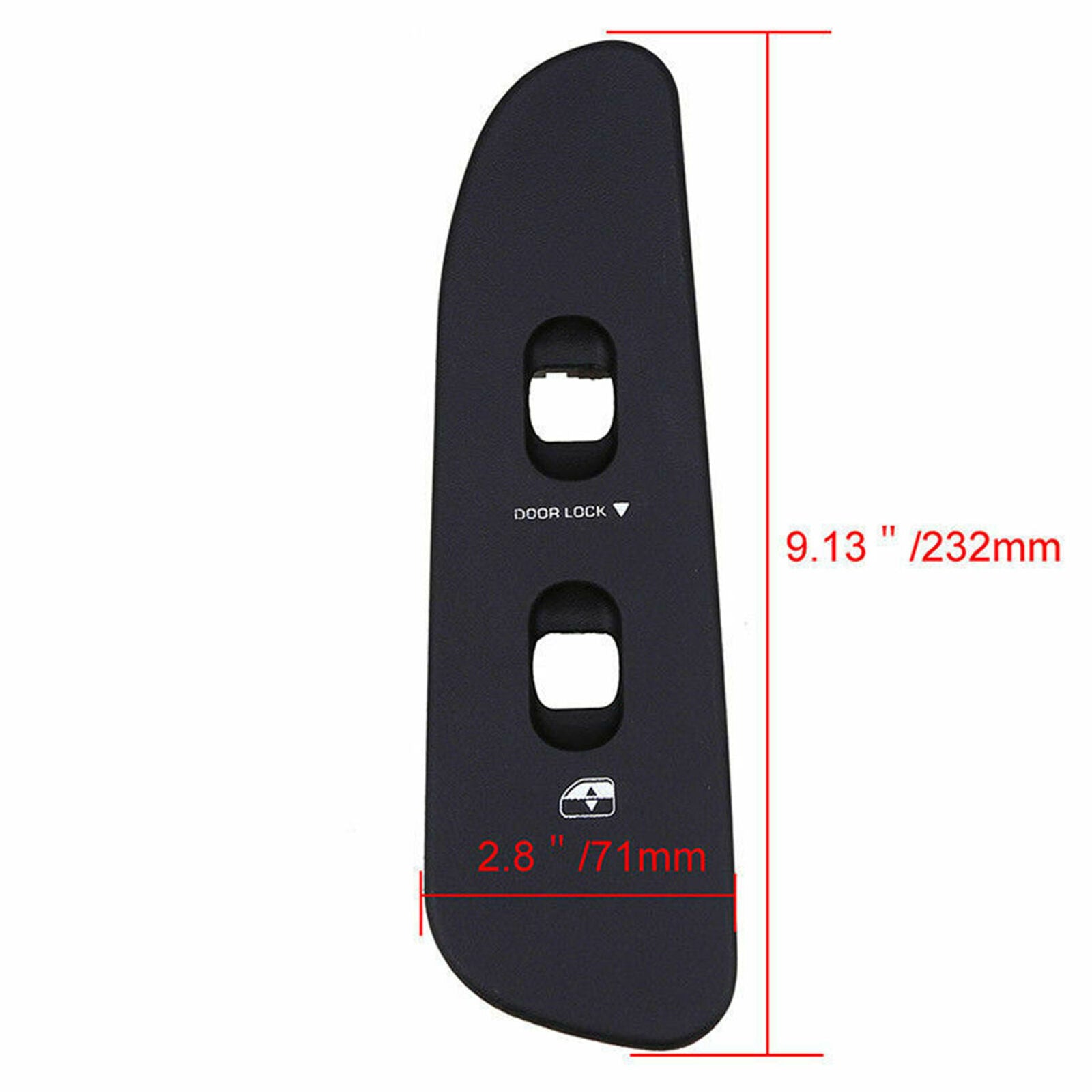 2x Right Window Switch & Bezel Kit Black for Dodge Ram 1500 2500 3500 03 04 05