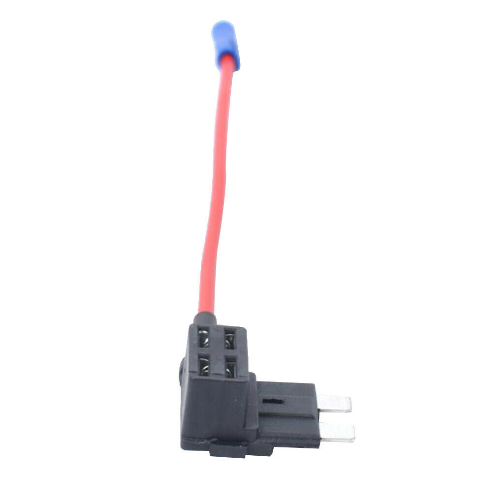 5 Pieces 15Amp Medium Blade Fuses with Add-a-circuit Low Profile Fuse Holder