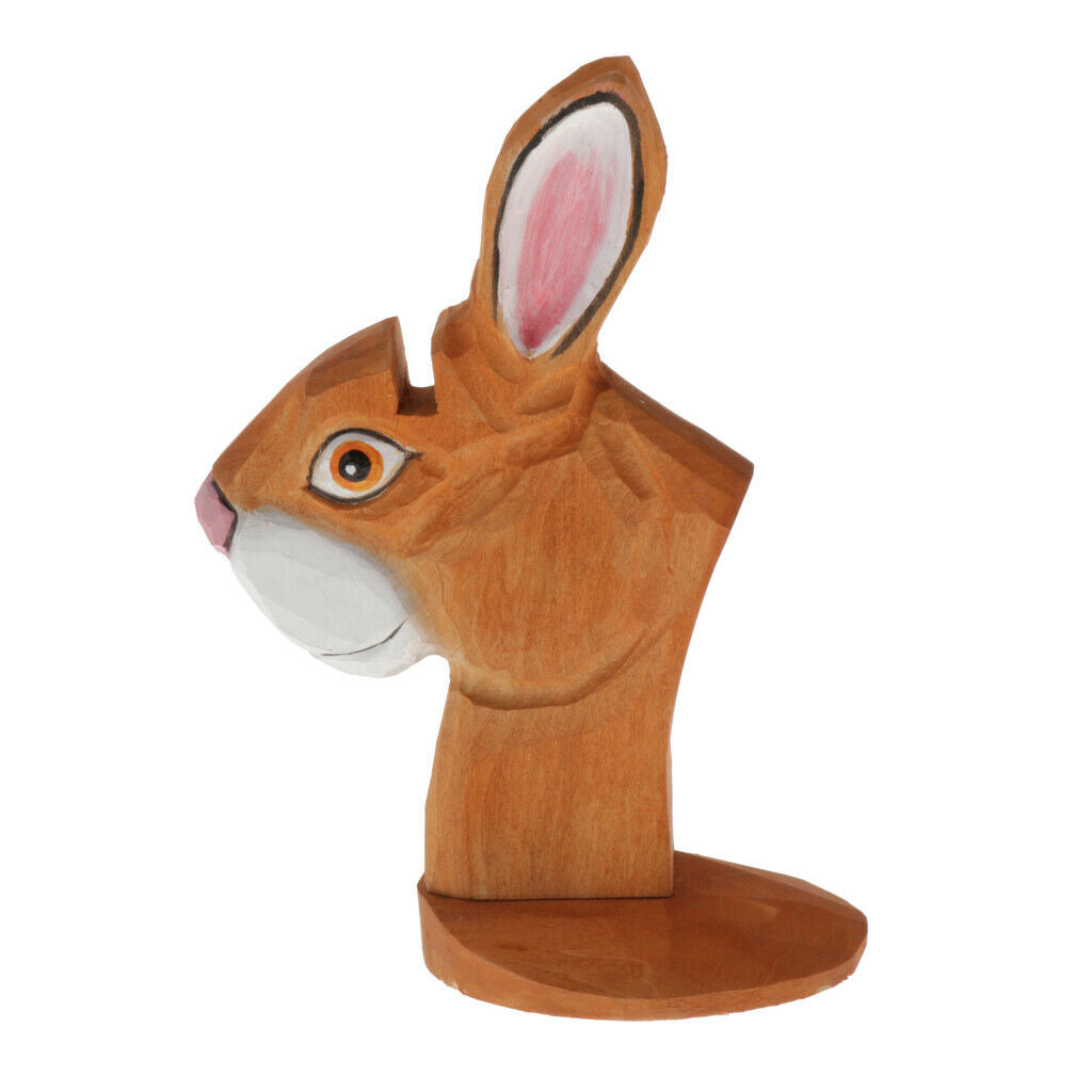 2pcs Wood  Rabbit Eyeglasses Holder Stand Rack Spectacles Display