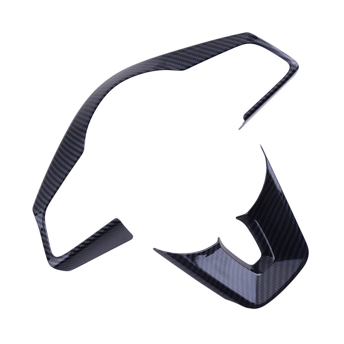Carbon Fiber Style Steering Wheel Cover Trim Fits For Kia Seltos 2019 2020 2021
