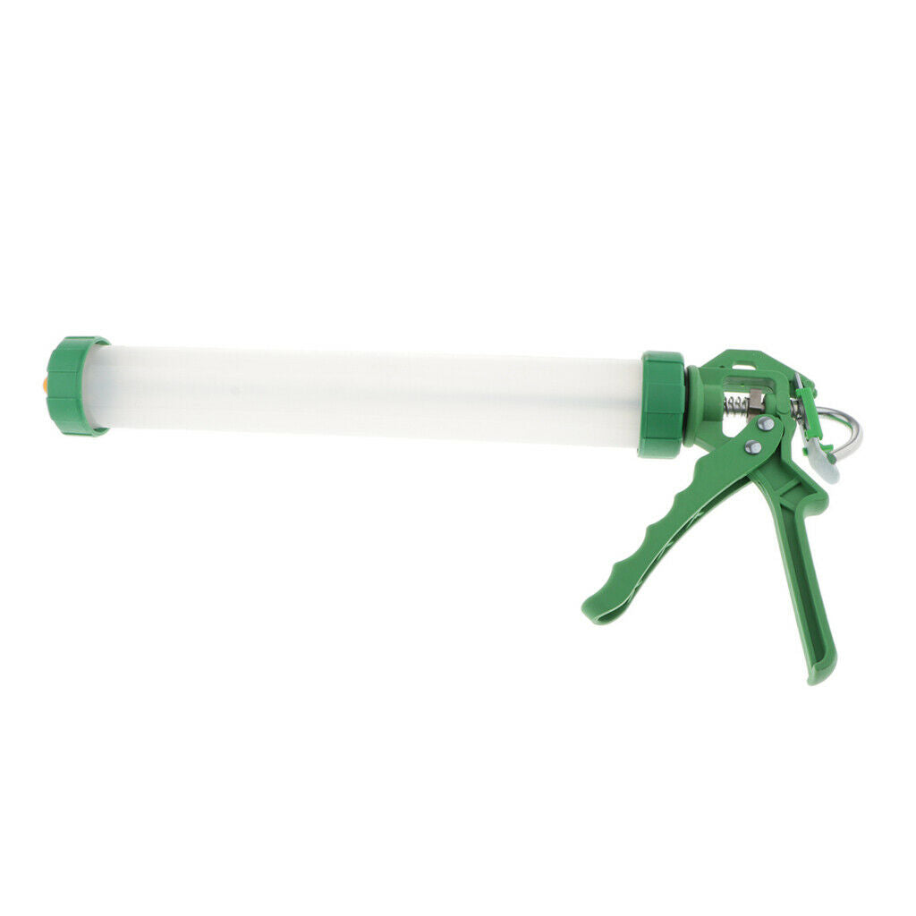Adjustable Clear Caulking Gun Air Powered Dispensing Gun Spout Cutter 40cm