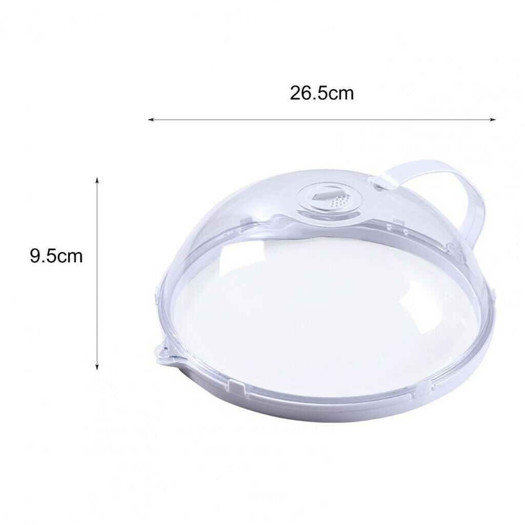 Microwave Food Cover Anti-Splash Splatter Protector Lid Keeps Oven Clean Safe