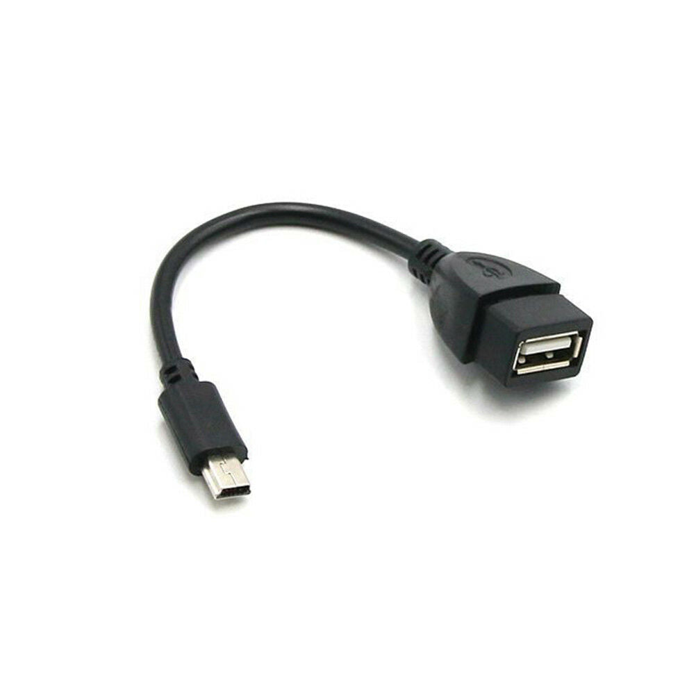 Mini USB Male to USB Female Car OTG Cable Adapter For Video Camera .l8