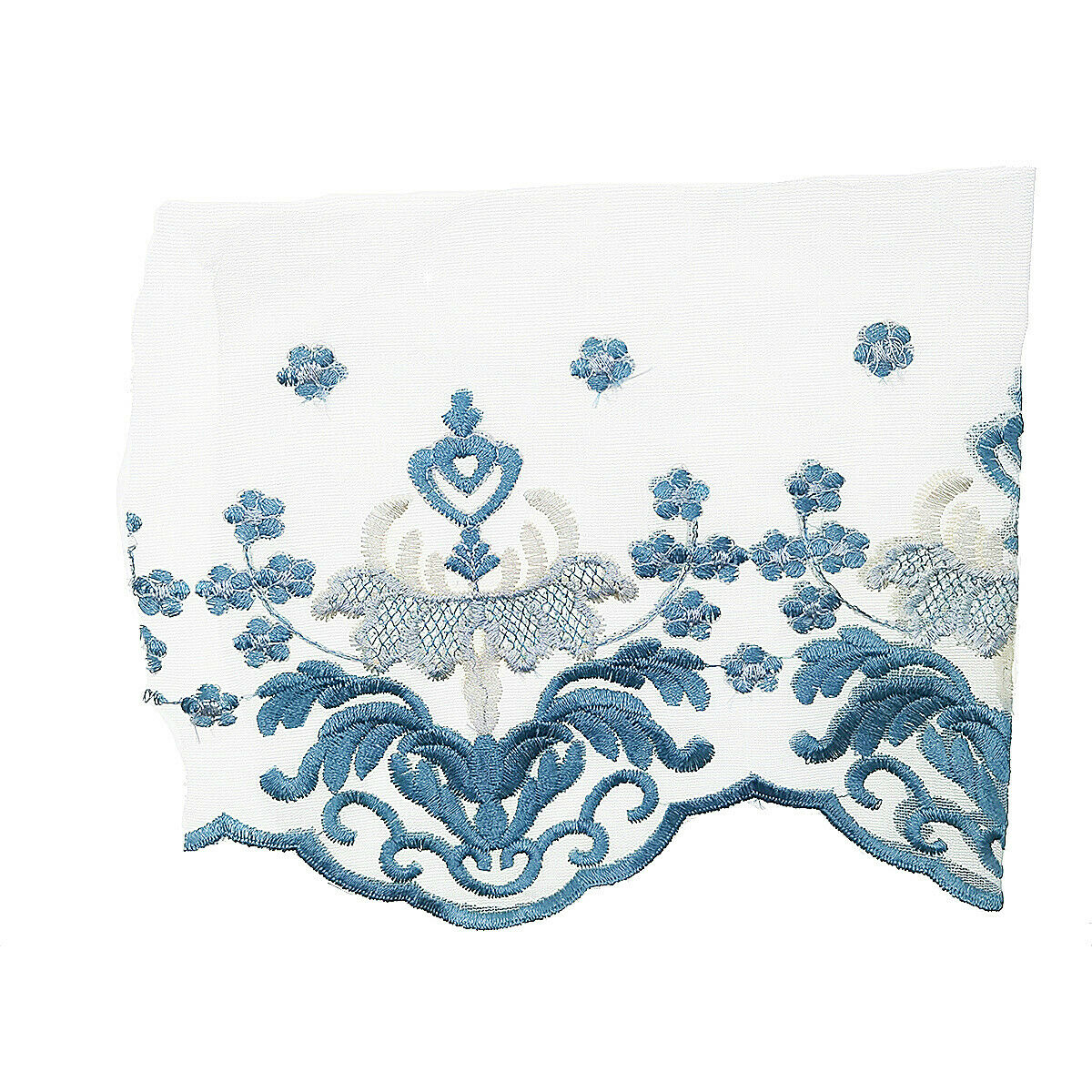 1Yard Embroidery Lace Trim Fabric Ribbon DIY Wedding Dress Sewing Edge 21cm Wide