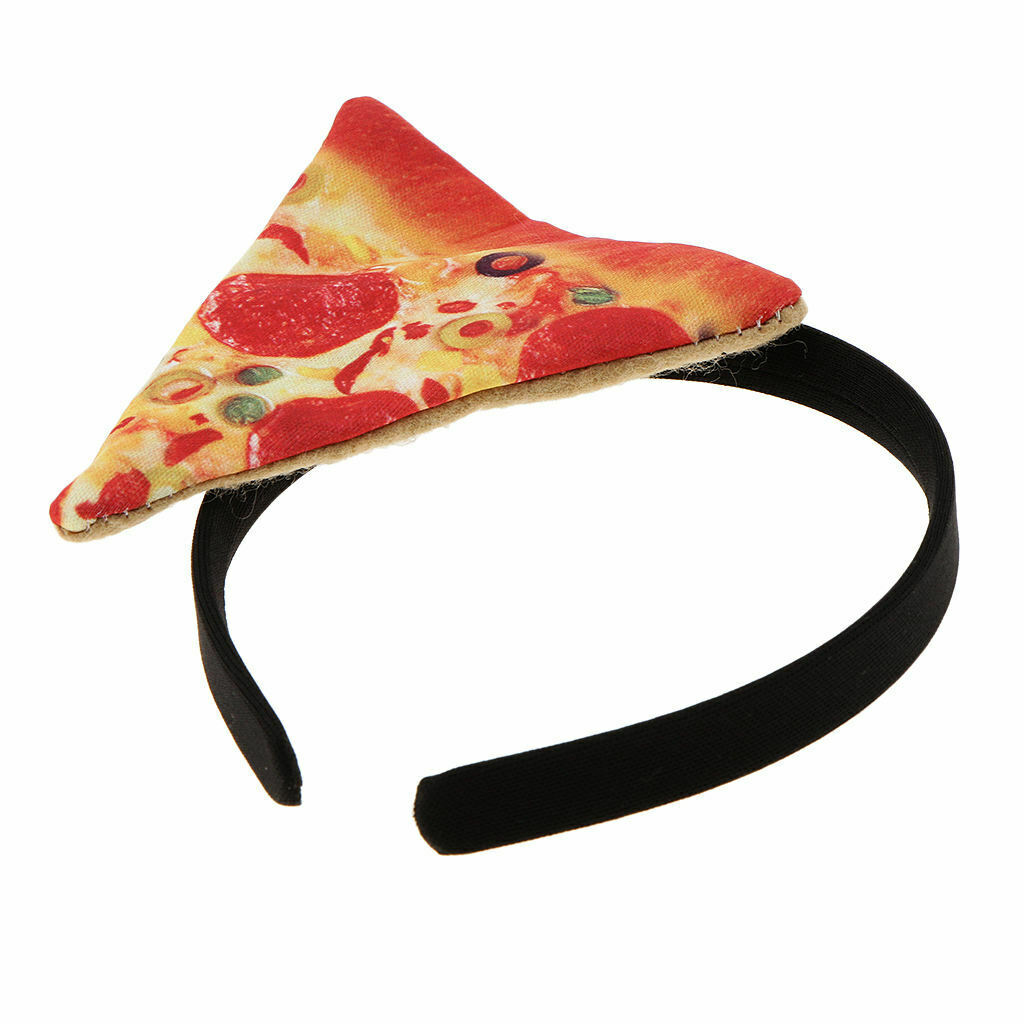 Pizza Headband Women Girls Halloween Fancy Dress Party Costume Hairband Gift
