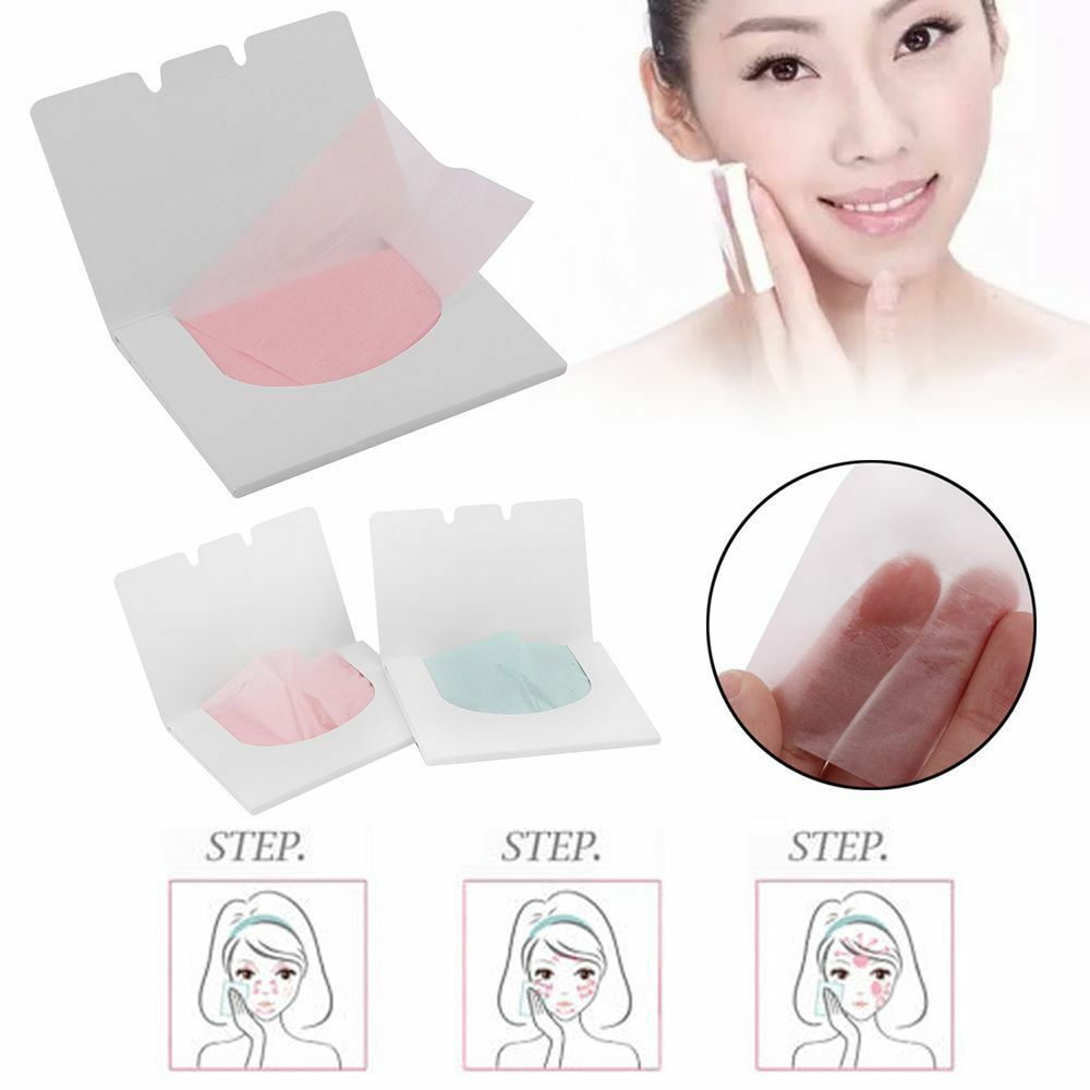 Practical 100 Make Up Oil Control Oil-Absorbing Blotting Facial Face Clean Paper