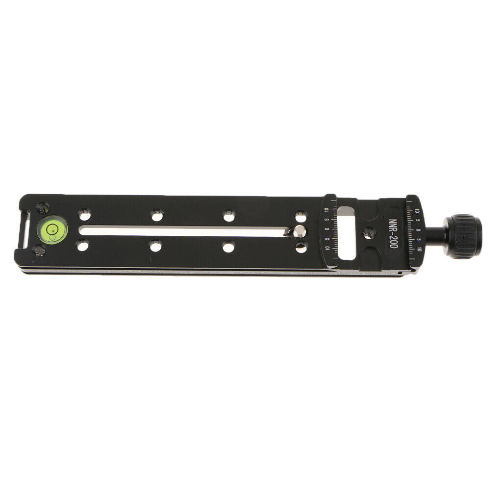 1 piece rail nodal slide plate quick release adapter 200mm for macro
