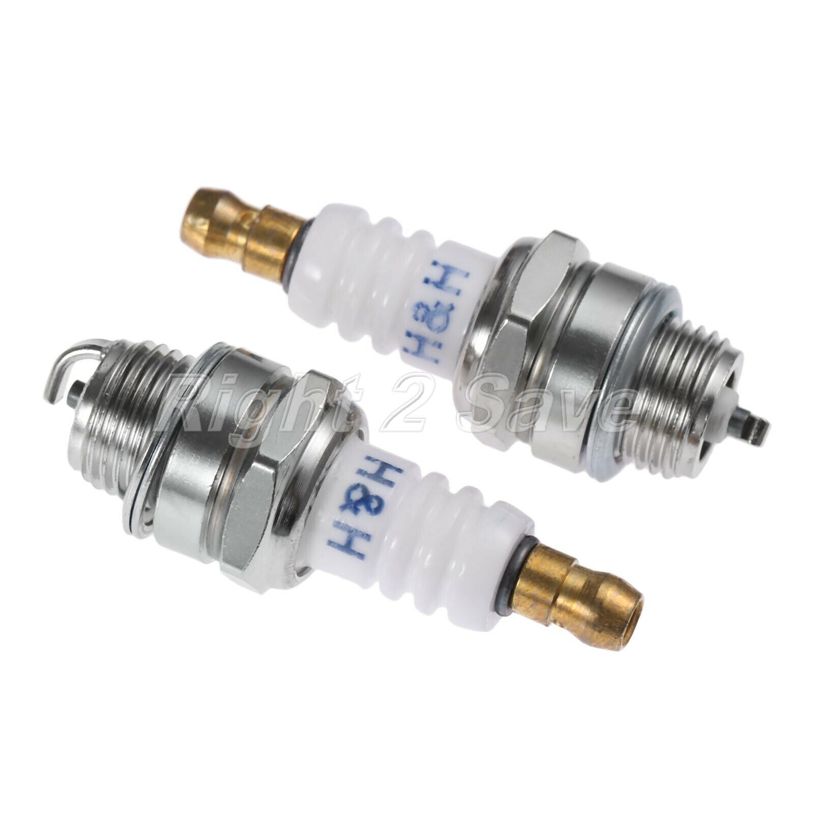 2 Stroke Brush Cutter Strimmer Chainsaw Parts Grass Trimmer L7T Spark Plugs 2PCS