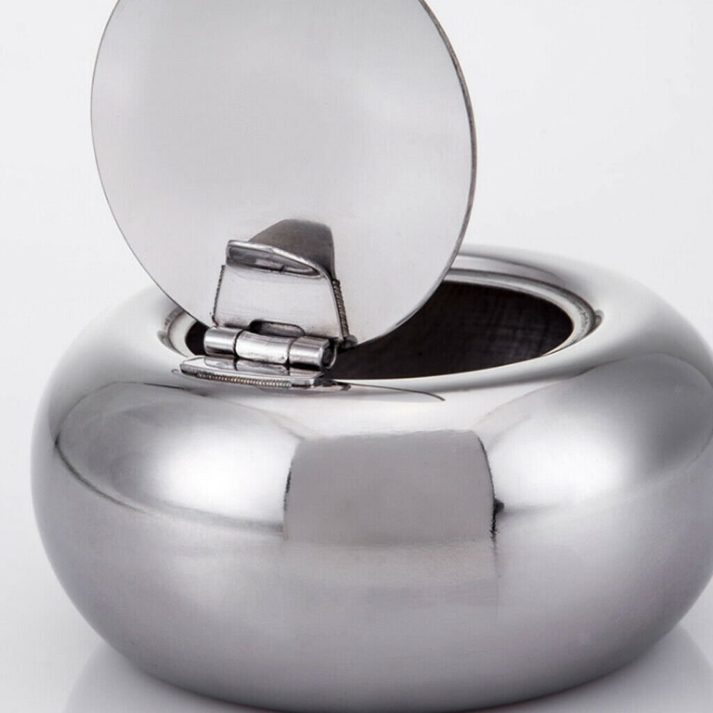 Round Modern Cigarette Ashtray with Lid Cigaret Ash Tray Smoking Accessories