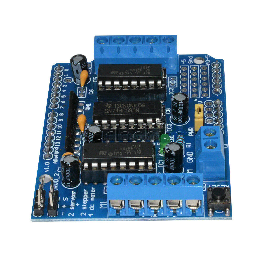 Motor Drive Expansion Shield Board Module L293D For Arduino Duemilanove Mega UNO