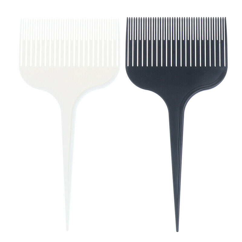 2 Pcs Hair Dye Highlighting Teasing Hairdressing Comb With Tail And Wide .l8