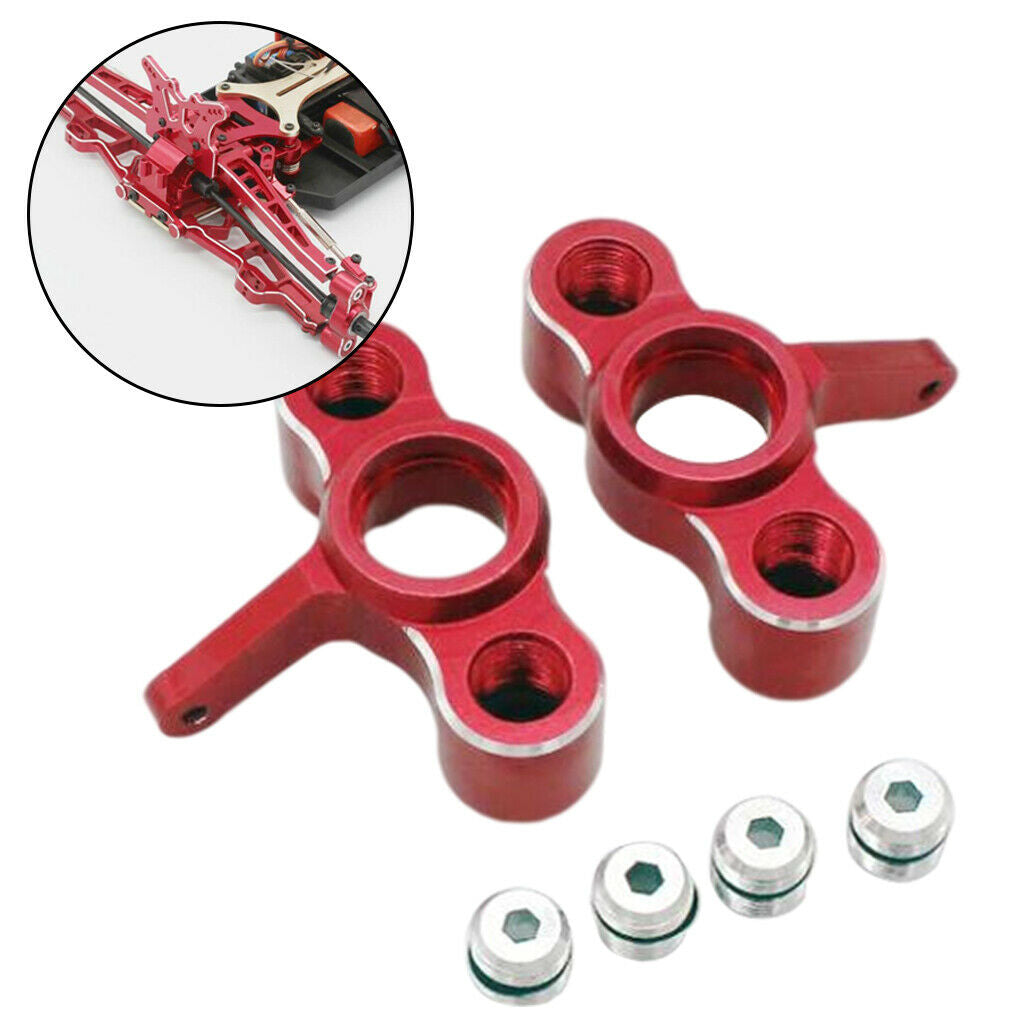 RC Steering Knuckles for JLB 1/10 Brushless Car Truck DIY Accessories Red