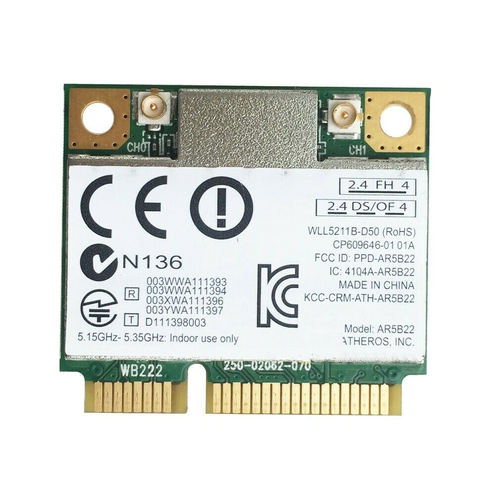 Wifi WLAN CARD Bluetooth 4.0 2.4 & 5Ghz For Atheros AR9462 AR5B22 PCI-E 802.11N