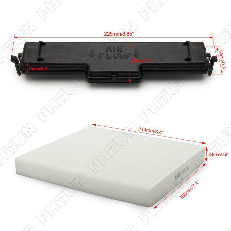 For 2016-2018 Dodge Ram 1500 2500 3500 Cabin Air Filter Element w/ Filter Cover
