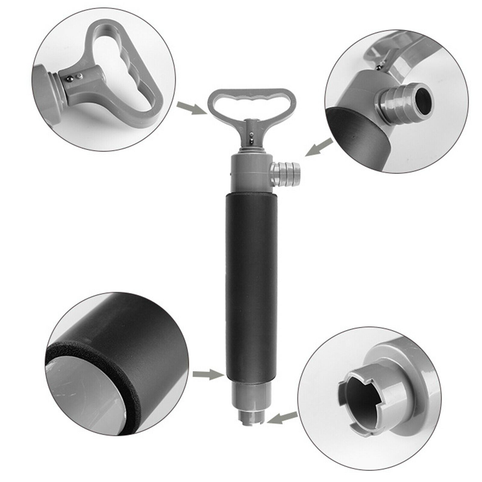Kayak Bilge Pump 16'' Hatch Capsizing Water Pump Paddler Water Evacuate