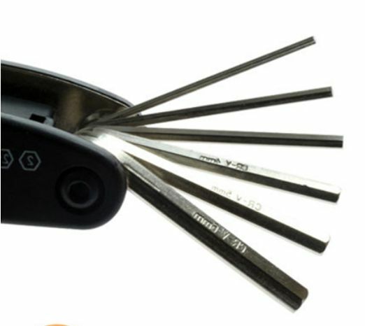 Multi Allen Wrench 13in1 Folding Hex Key Screwdriver Socket Tools For Kawasaki