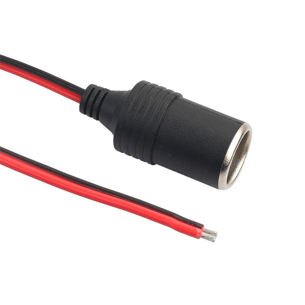 10Pcs 12V 24V Heavy Duty Extension Cord with Cigarette Lighter Female Socket