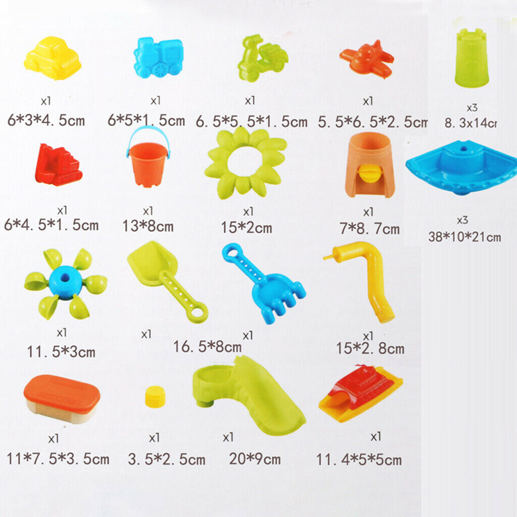Summer Sand & Water Table Sand Toys Activity Sensory Play Table Outdoor Toys
