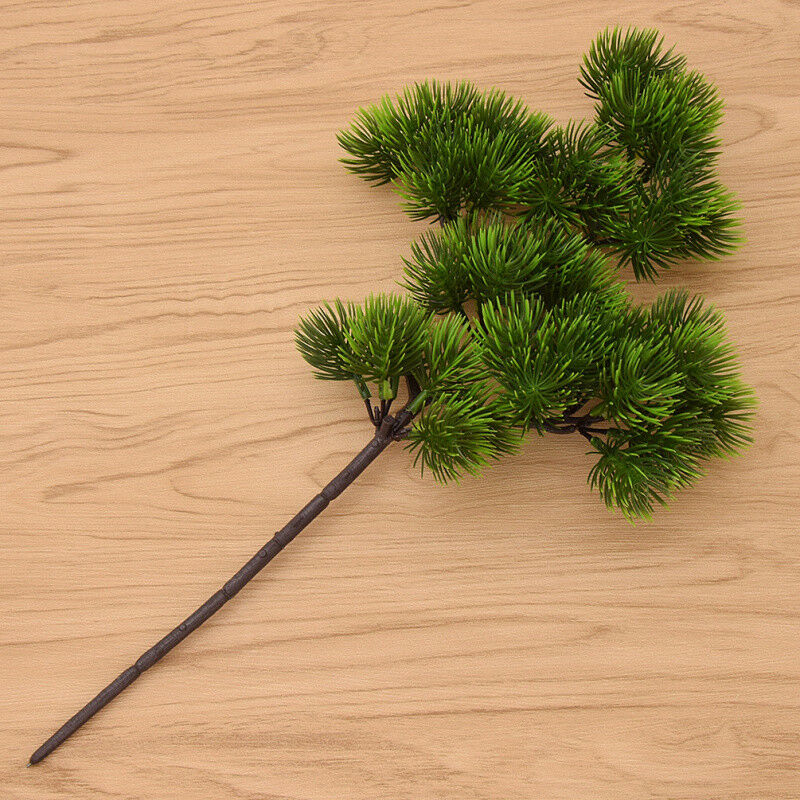 Pine Tree Branches Artificial Pinaster Cypress Branch Greenery Flower Leaves