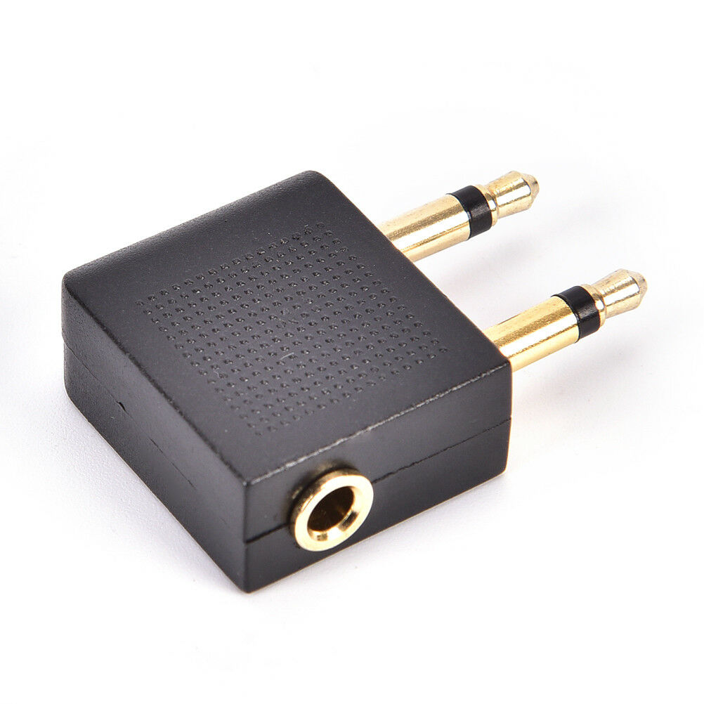 Airplane Airline Travel Headphones Jack Audio 3.5mm Adapter Converte.l8