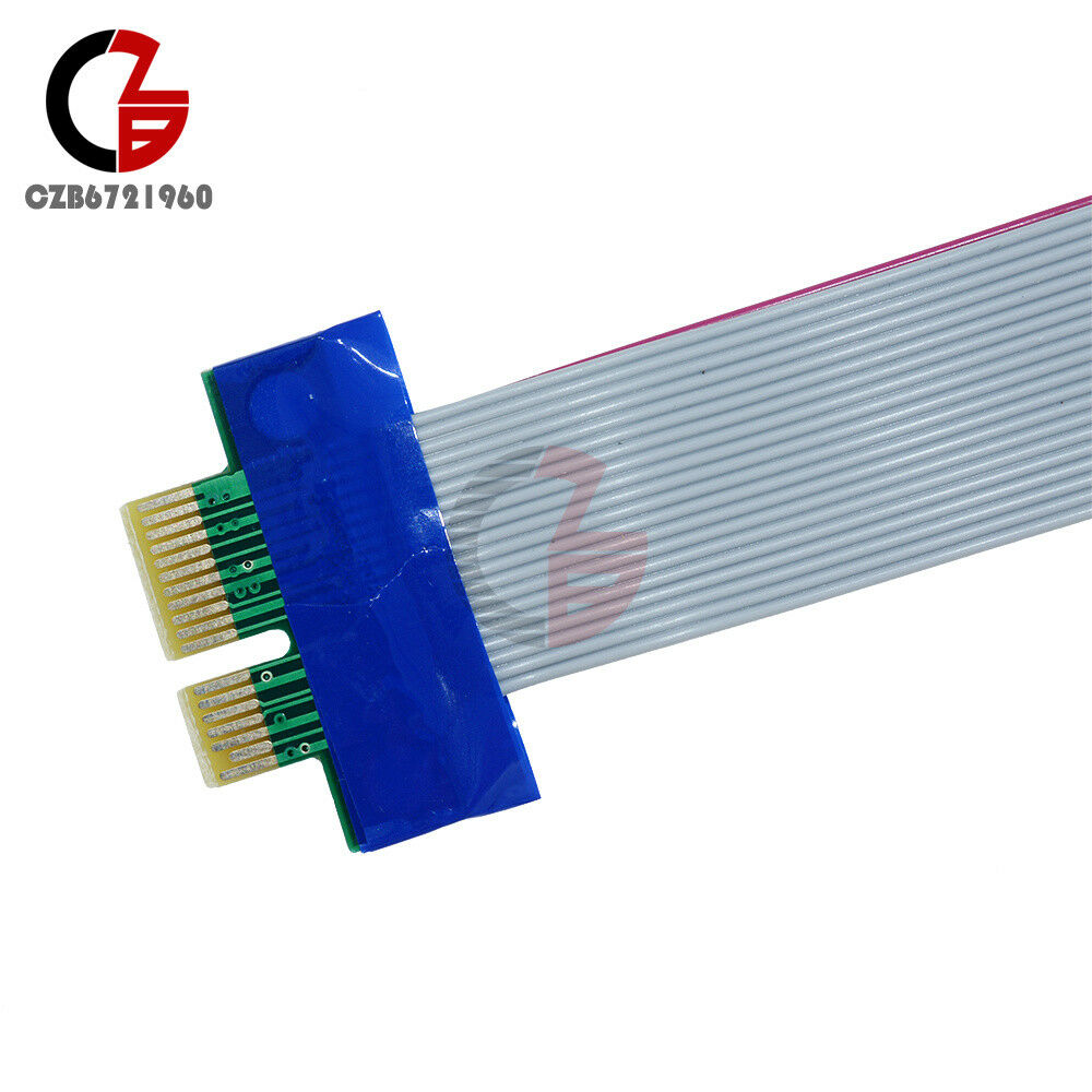20CM PCI-E 1X to 1X Professional Riser Card Ribbon Extender PCI Express Cable