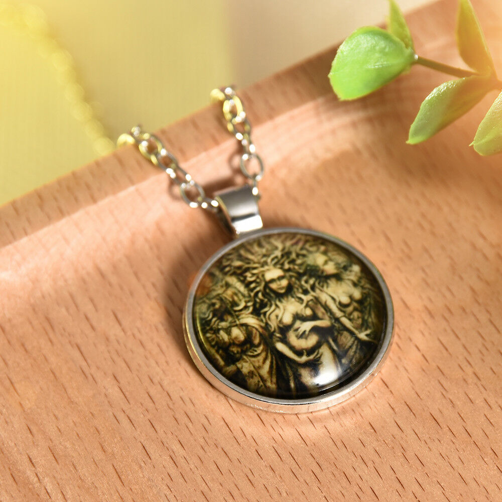 Triple Goddess pendant Wiccan jewelry Moon Goddess jewelry, Wiccan necklace Gift