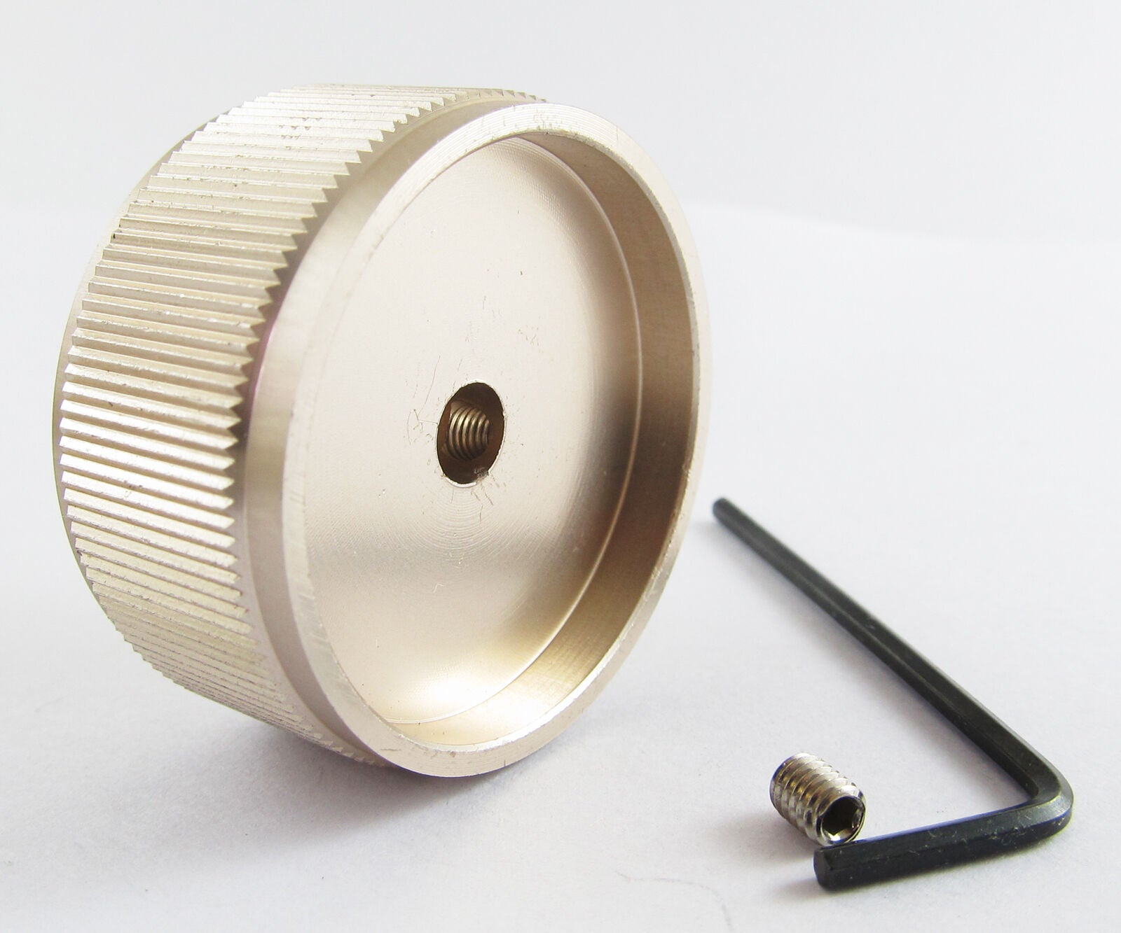 5pcs High Quality Champagne Color Aluminum Audio Rotary pots Knob 40x19mm 40mm