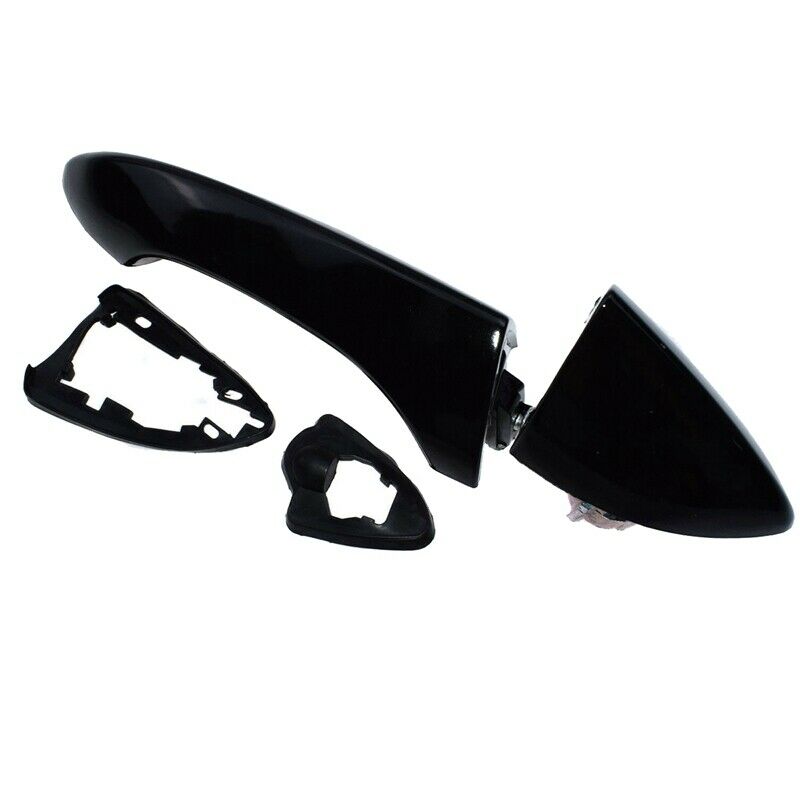 Car Glass Black Front/Rear Right Side Outside Outer Door Handle For- X5 E53 51F1