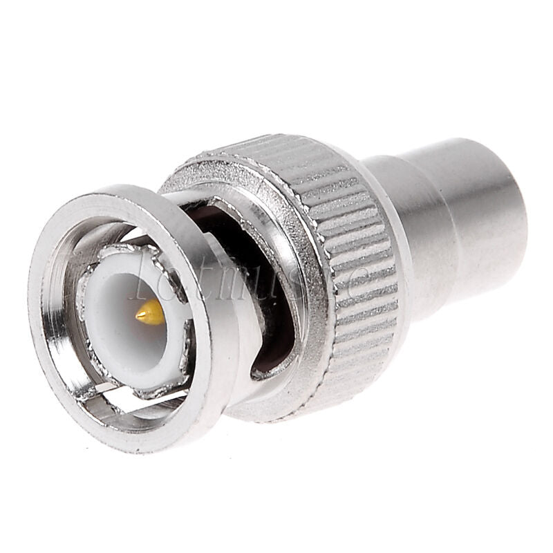 4 Pcs BNC Male to RCA Female Connector for CCTV Cable Parts