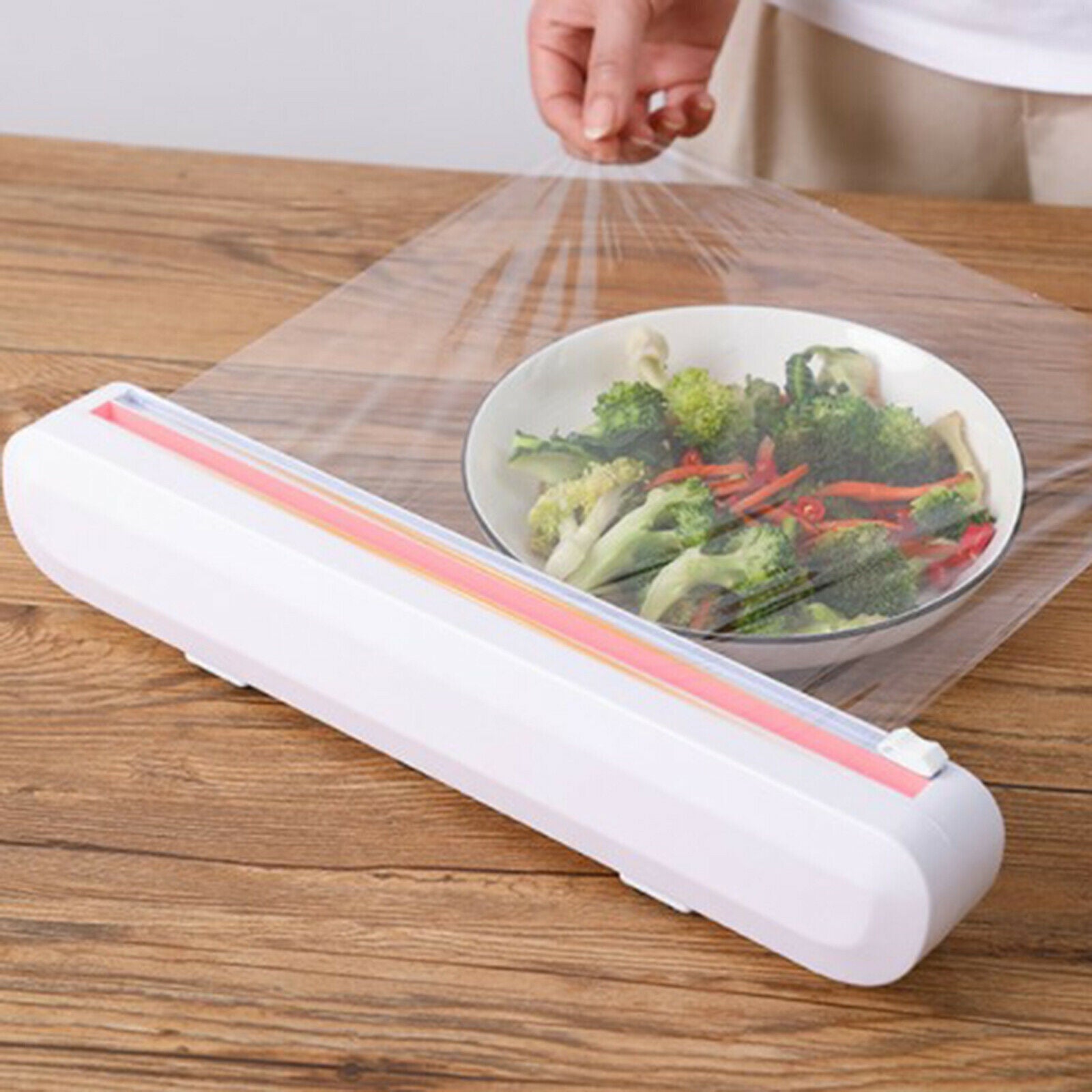 Food Wrap Dispenser Cutter Dispenser Kitchen Tools Film Foil Wrap Holder