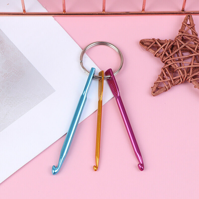 3pcs/set Single-head Crochet Multiple Knitting Hook Needles DIY Jumbo Bra.l8