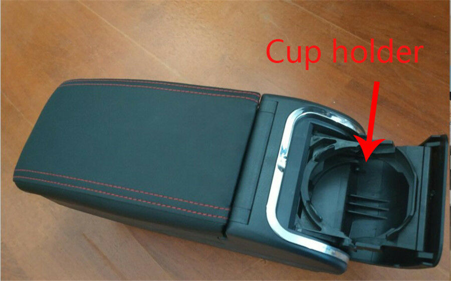 Car Central Container Armrest Box PULeather central store content box cup holder