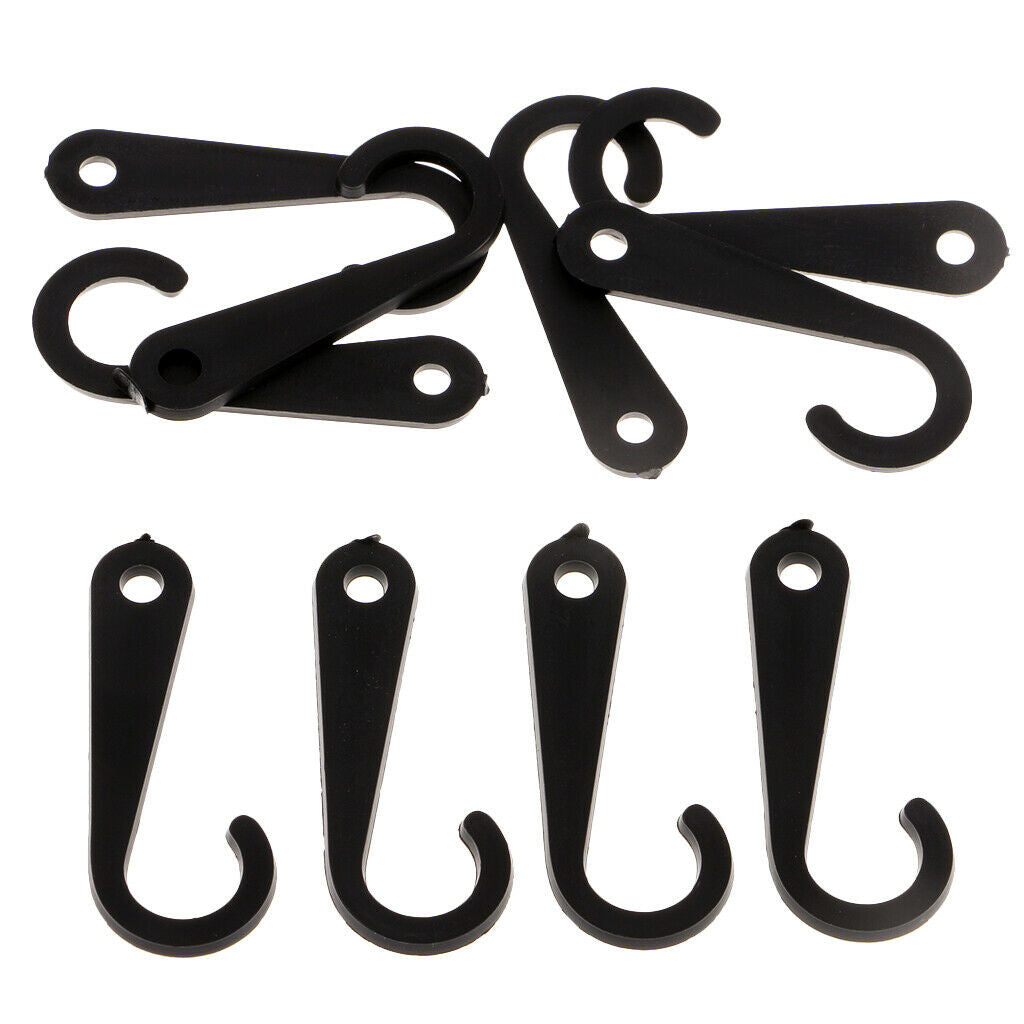 50pcs Plastic Hooks Fasteners, J Shape, for Socks Towels Gloves Scarf or other