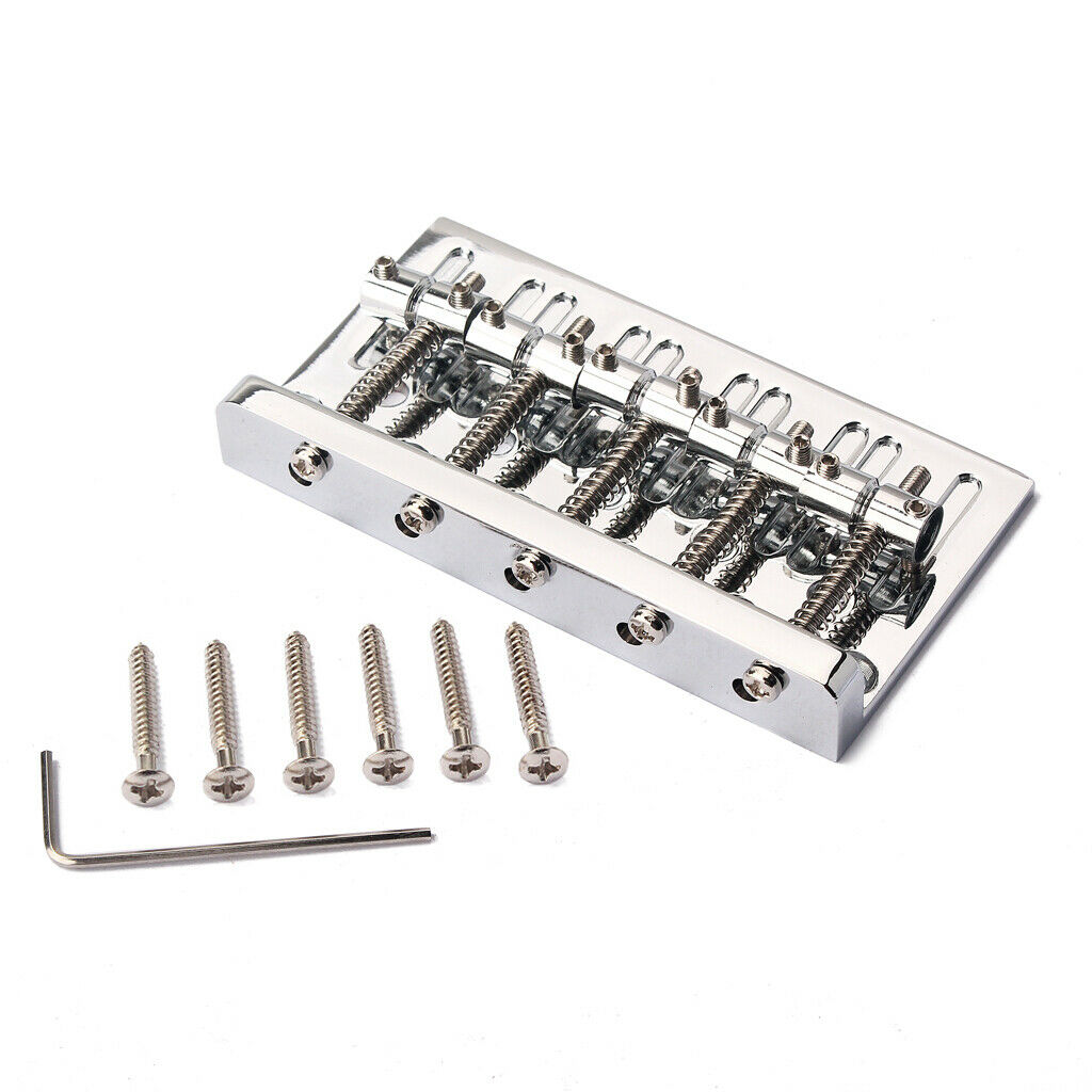 5 String Bass Metal Bridge With